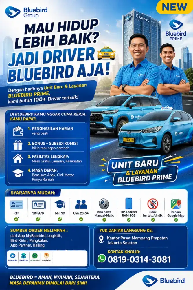 Loeongan kerja driver taksi