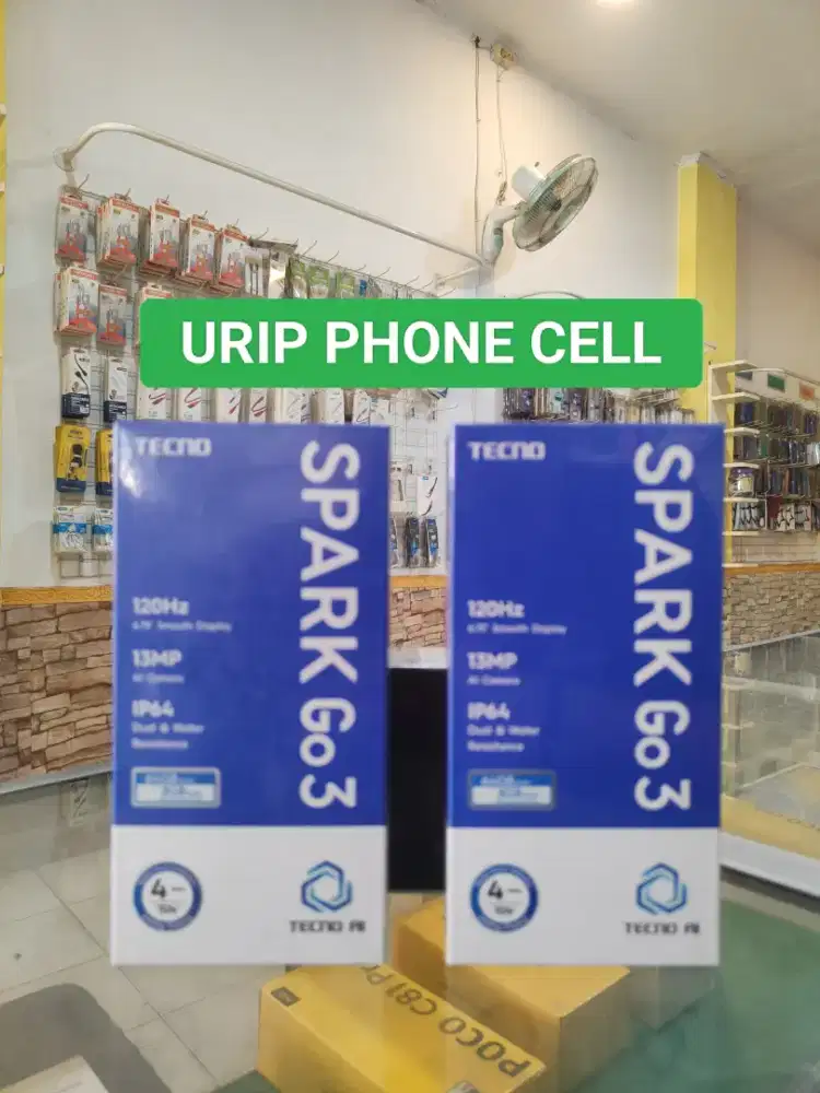 TECNO SPARK GO 3 4/128 promo+bonus cash & credit garansi Resmi