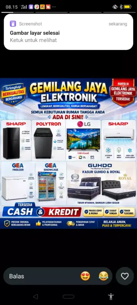 Loker sales elektronik