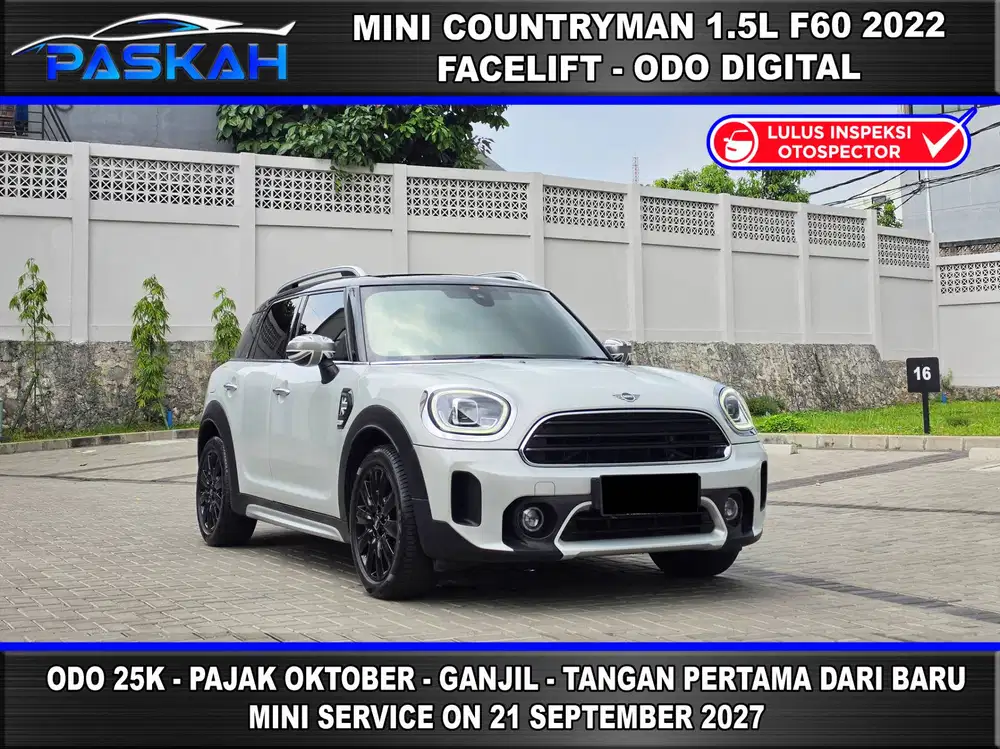 NEW MODEL GANJIL Odo 25k Bunga 4,5% new Mini Countryman 1.5 turbo 2022