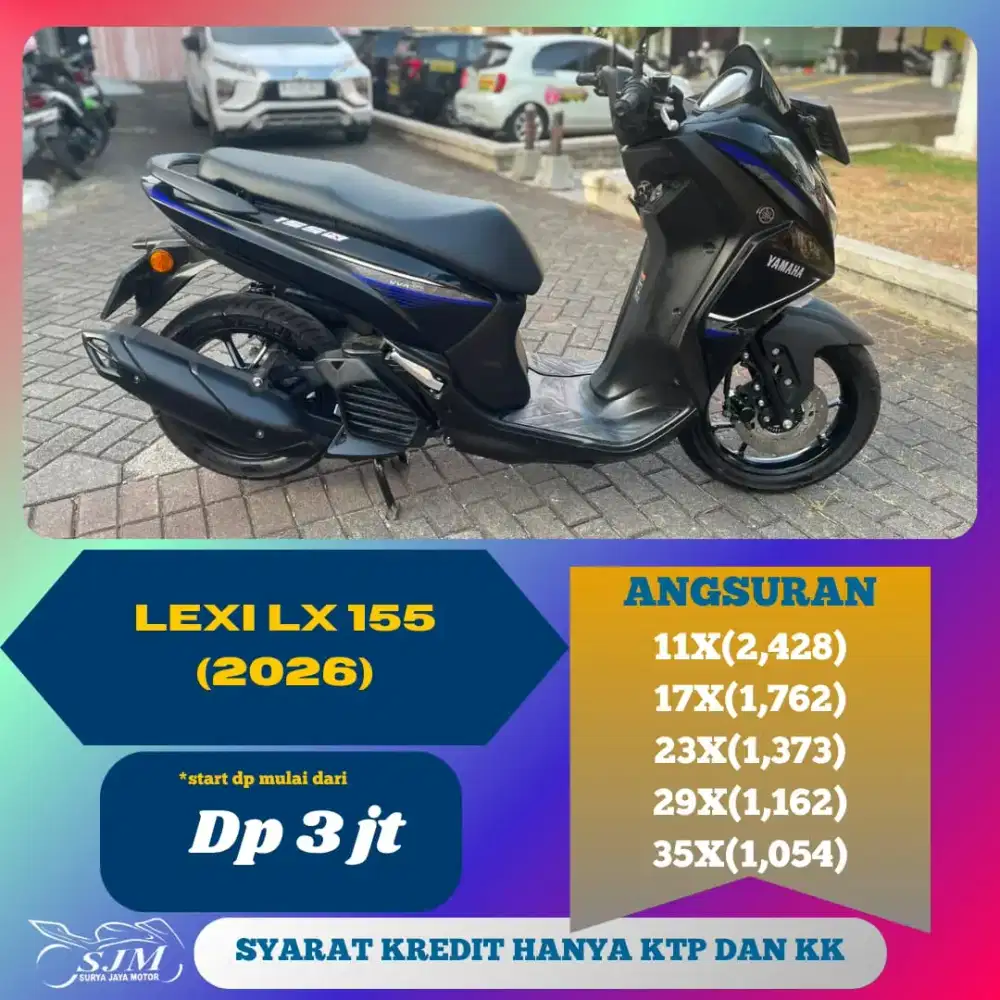 YAMAHA LEXI LX 155 2026 KM 7K ASLI