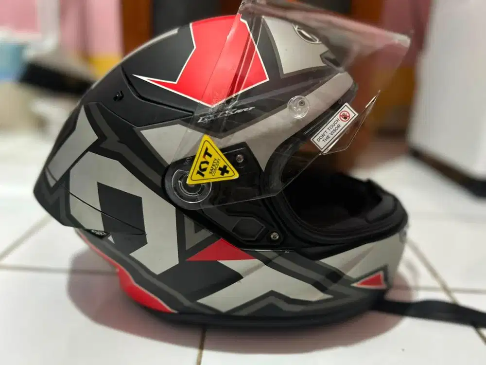 (SIZE M) HELM KYT TT COURSE ELECTRON RED