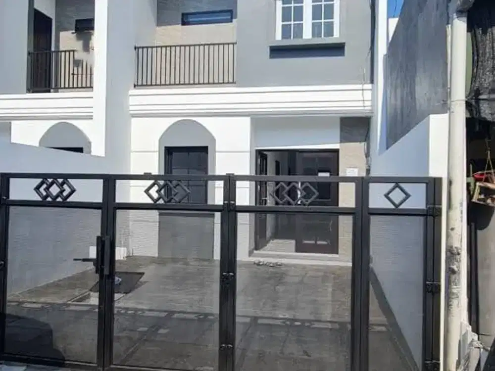 Rumah Baru Gunung Anyar Modern Mezanin 1,5 Lantai