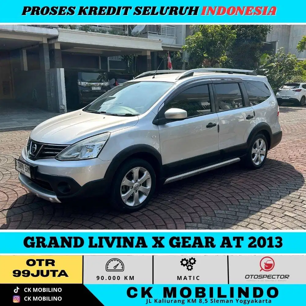 GRAND LIVINA X GEAR AT 2013 km rendah 90rb istimewa