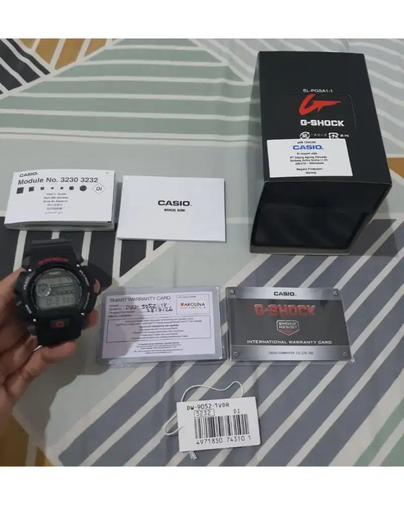 Jam Casio G-Shock g shock DW 9052 DW-9052 Fulset