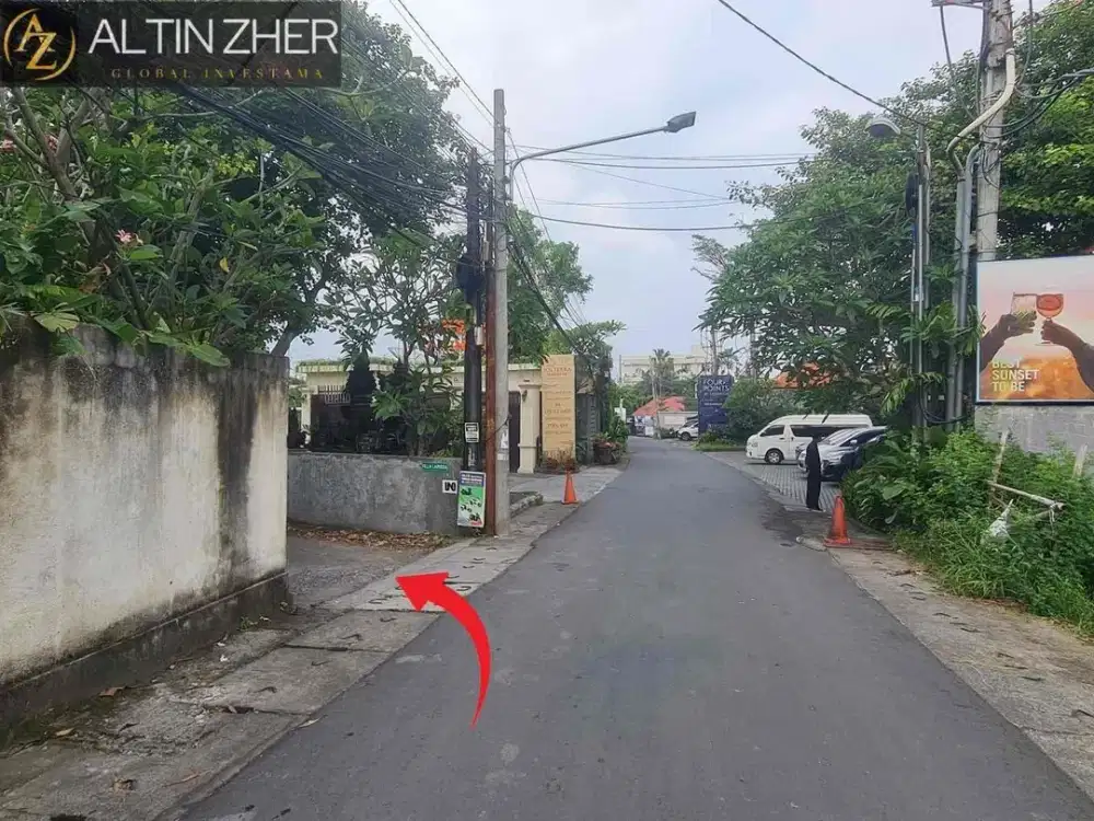 lahan premium jarang ada kawasan villa berlokasi di Petitenget Seminyak