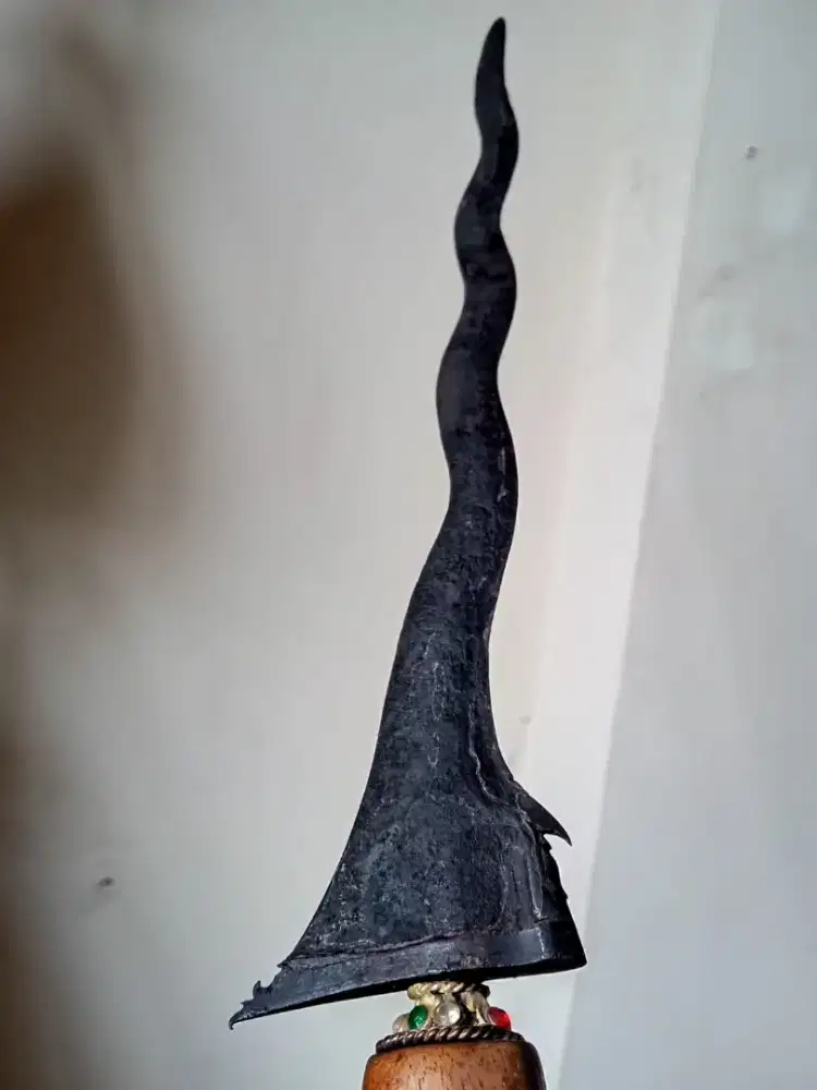 Keris sepuh carubuk keleng Era Majapahit - Patrem