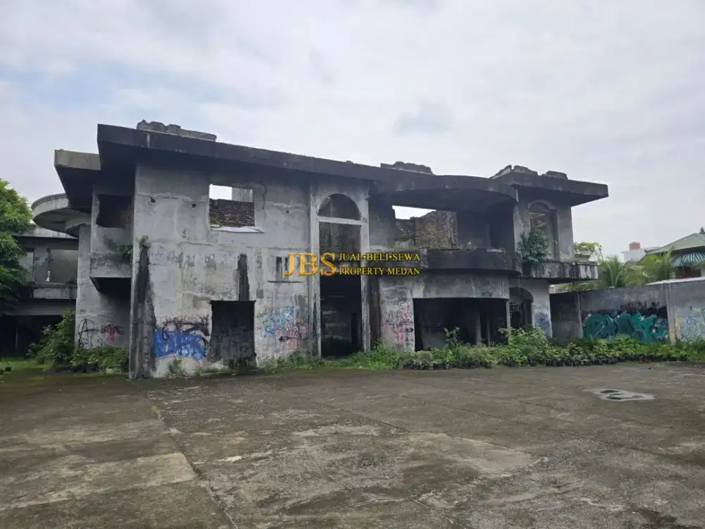 Tanah dan Bangunan Kondisi Kosong Dijual di Jalan Sei Berantas - Medan Sunggal