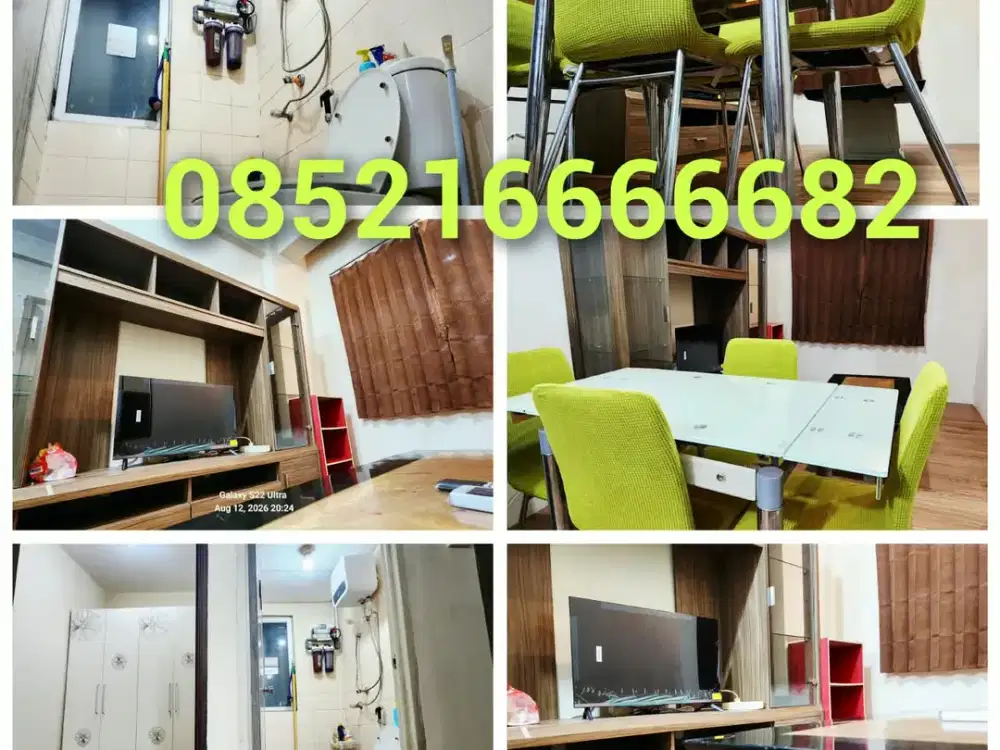 { SISA 1 } SEWA BULANAN APARTEMEN CITY PARK FULL FURNISH HARGA KOS CENGKARENG JAKARTA BARAT TERMURAH