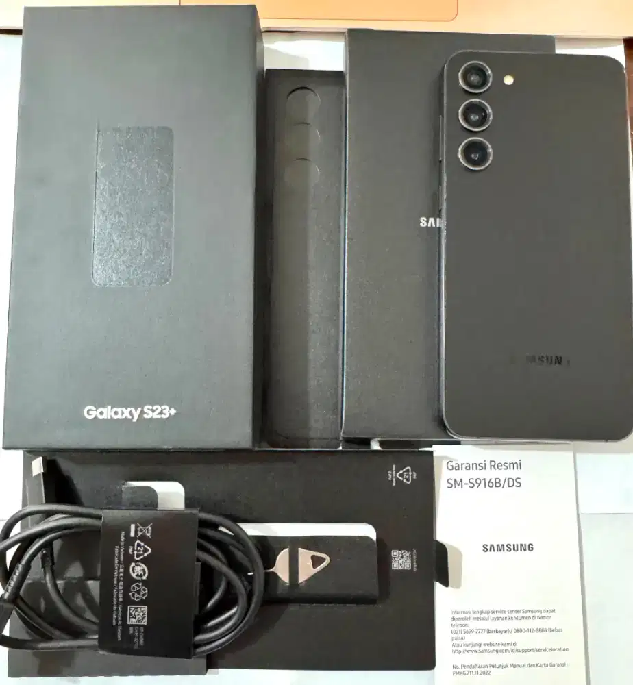 SAMSUNG S23 PLUS 8/512GB lengkap mulus