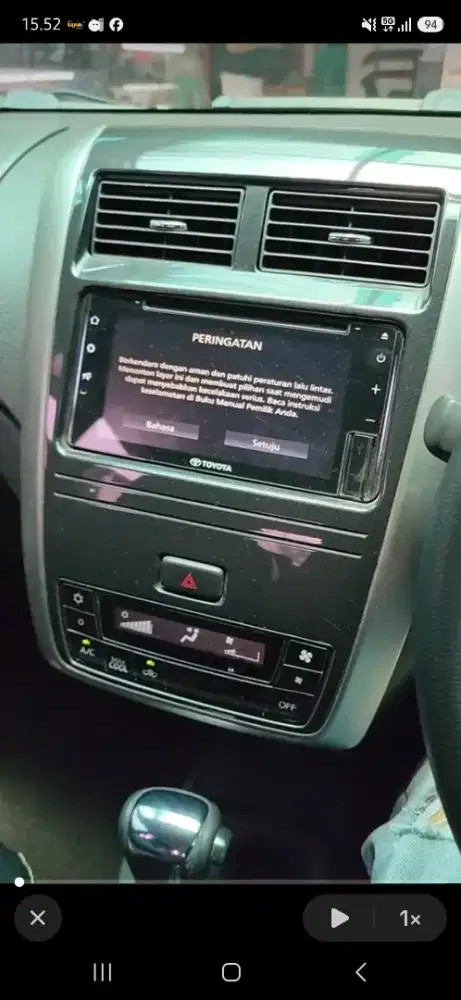Head Unit Kenwood Bawaan Agya 2021 GR Sport