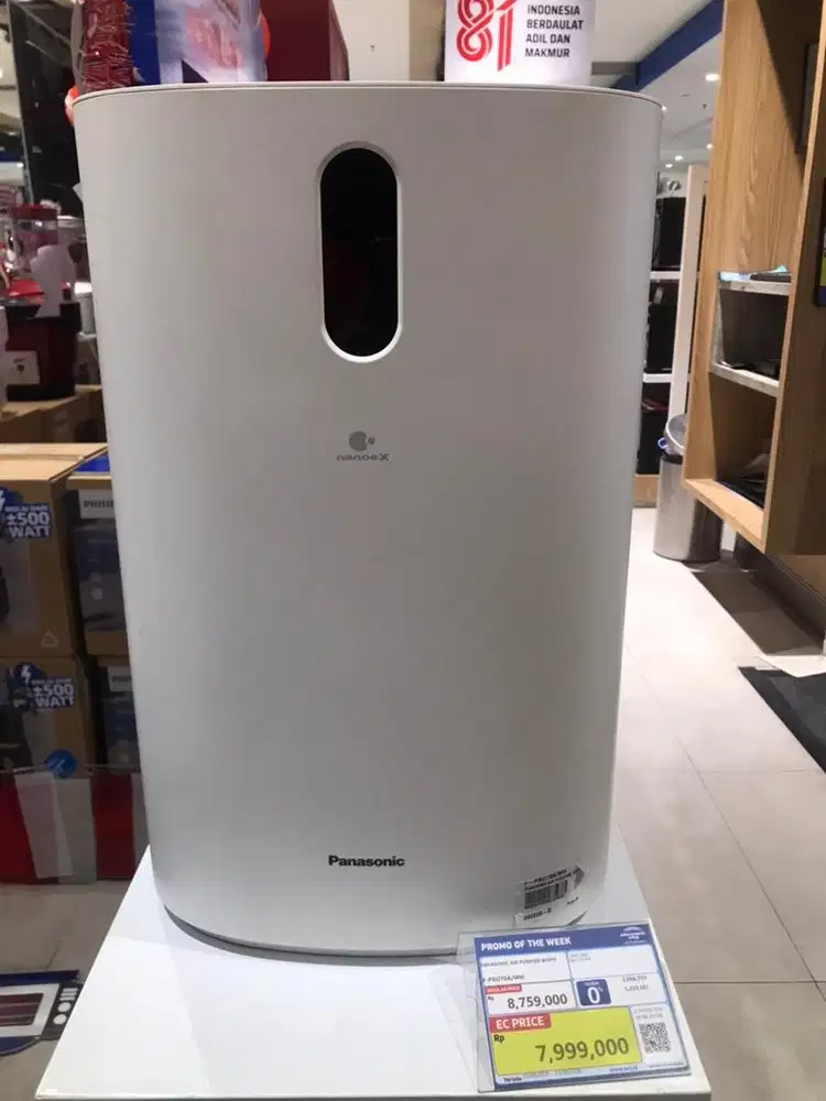 Panasonic air purifur white
