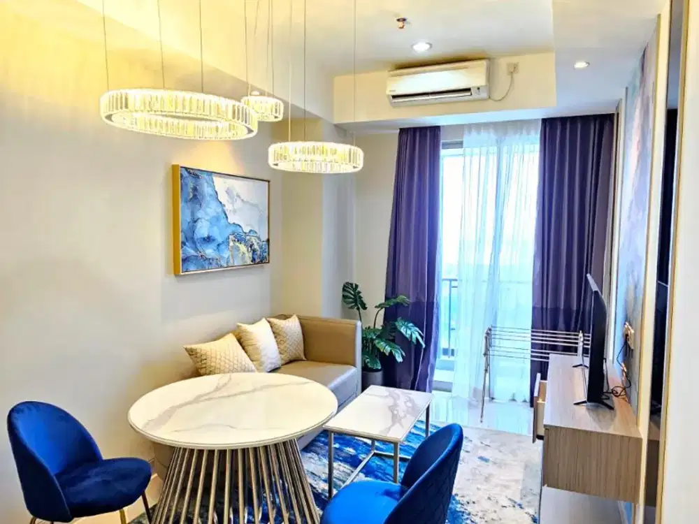 Jual Apartemen 2BR Fully Furnished Mewah City View di Grand Sungkono Lagoon Tower Caspian