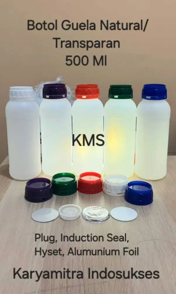 BOTOL GUELA NATURAL/TRANSPARAN
