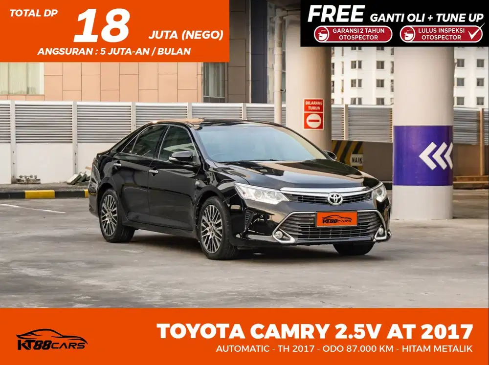 DP Minim 18jt TOYOTA CAMRY 2.5 V AT 2017