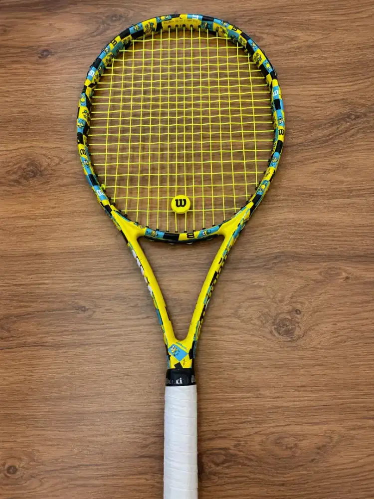 DIJUAL CEPAT RAKET WILSON MINIONS 3.0 103 YELLOW ! HARGA NEGO!