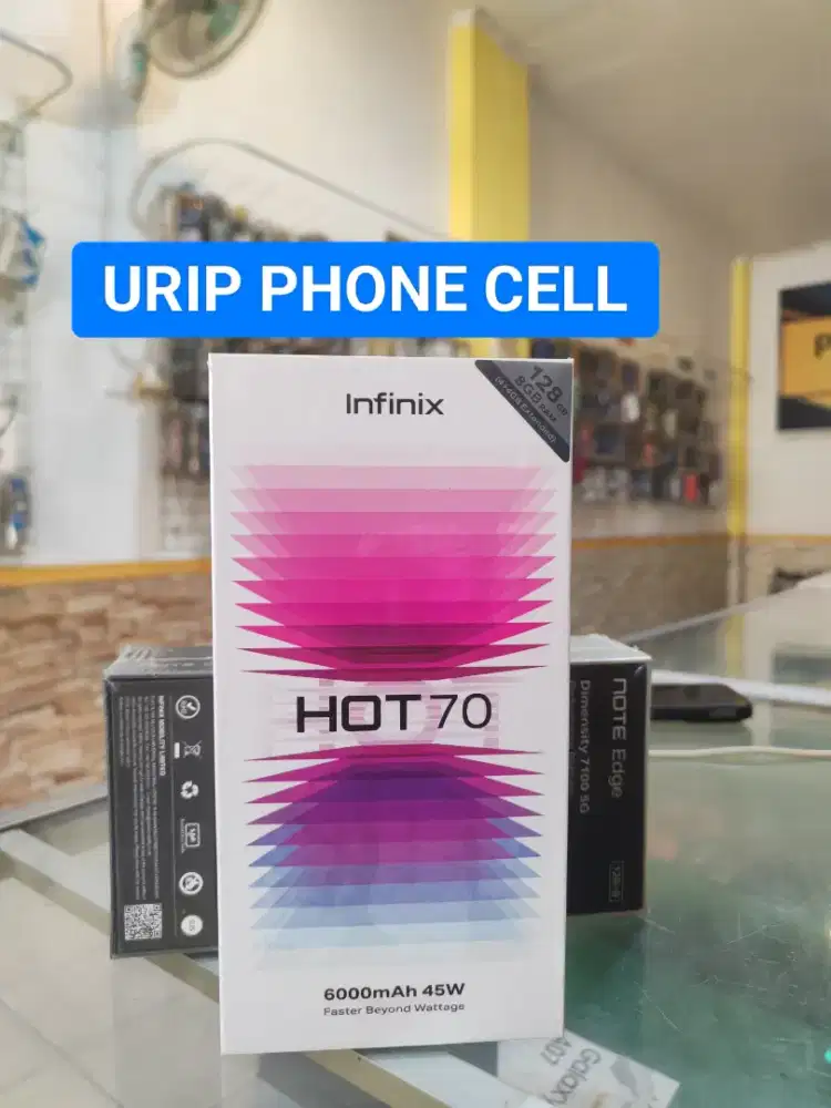 INFINIX HOT 70 4/128 PROMO+BONUS CASH & CREDIT GARANSI RESMI