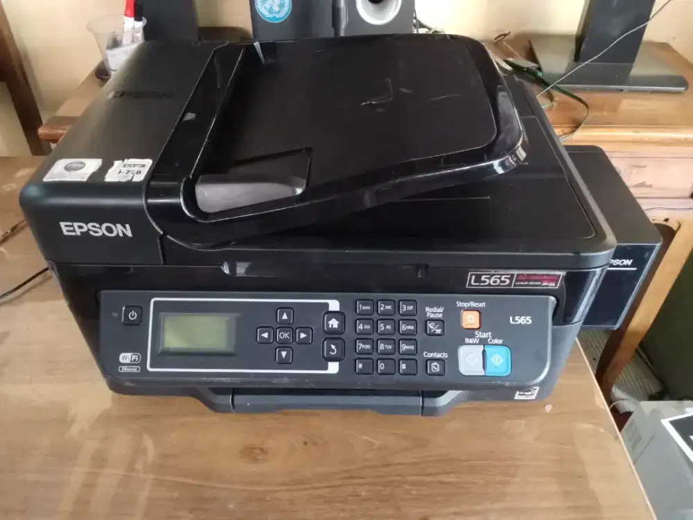 Printer EPSON L565 (print, scan, copy, wifi, adf) Normal,COD Cijantung