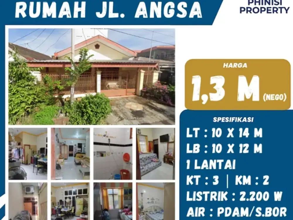 DIJUAL Rumah di Jalan Angsa