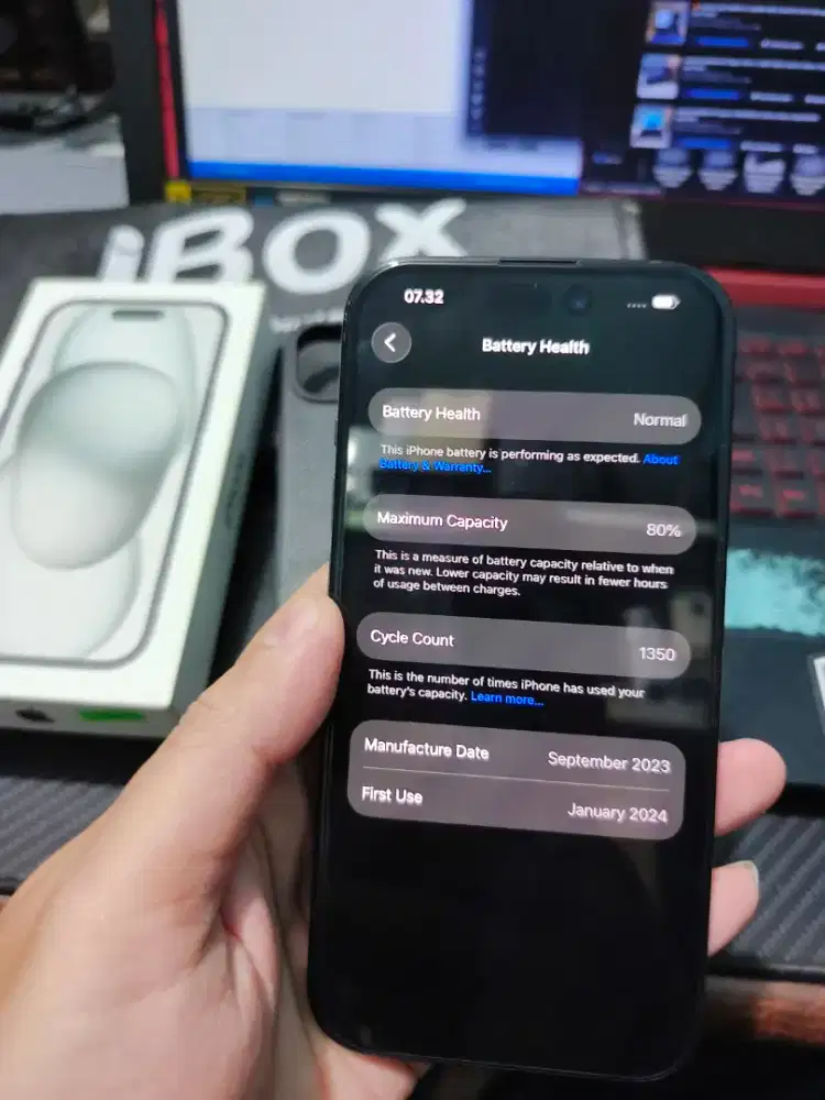 Iphone 15 256 black ibox