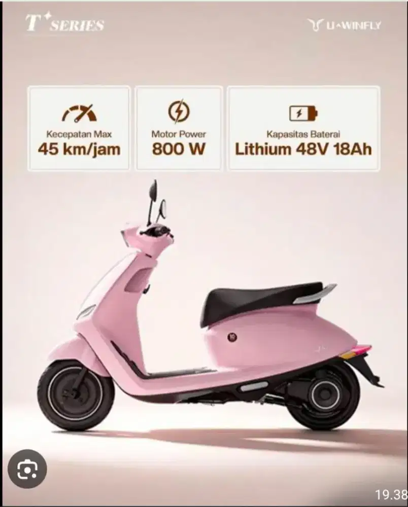 Promo New Sepeda Listrik Uwinfly T78c