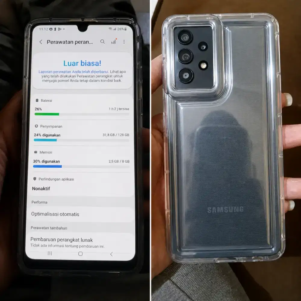 SAMSUNG A32 
RAM 8/128 (SIDIK JARI ON)