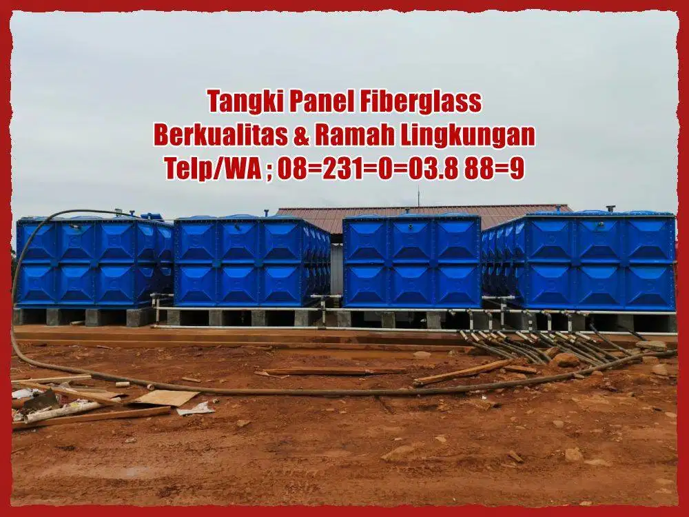 TANGKI AIR / TANGKI PANEL / ROOF TANK FRP / ROOFTANK FIBERGLASS