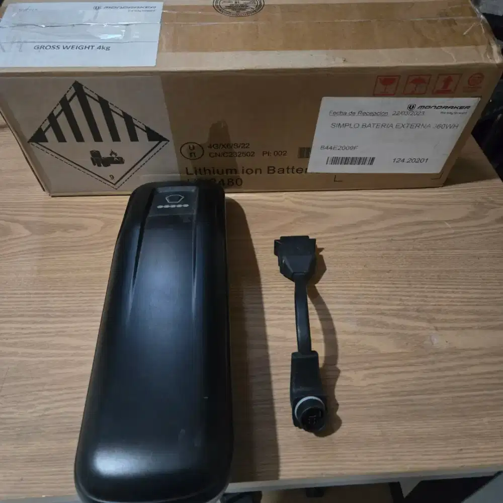 Baterai sepeda E MTB Mondraker Baterai Extender