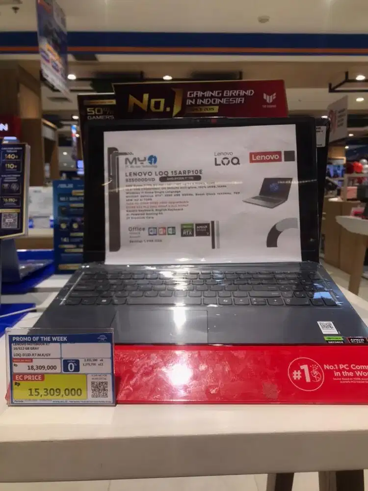 Lenovo notebook R7 16/512GB gray
