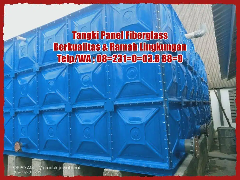 TANGKI PANEL / ROOF TANK / TANGKI AIR / ROOFTANK FRP/ TANGKI FRP