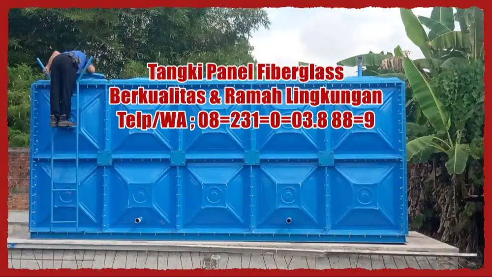 TANGKI AIR / TANGKI PANEL / ROOF TANK FRP / ROOFTANK FIBERGLASS