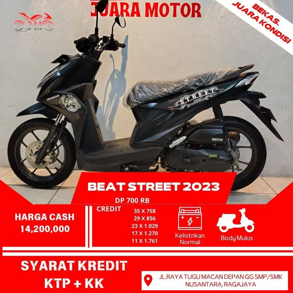 BEAT STREET 2023 CREDIT PROSES MUDAH DAN CEPAT UNIT TERAWAT SIAP PAKAI