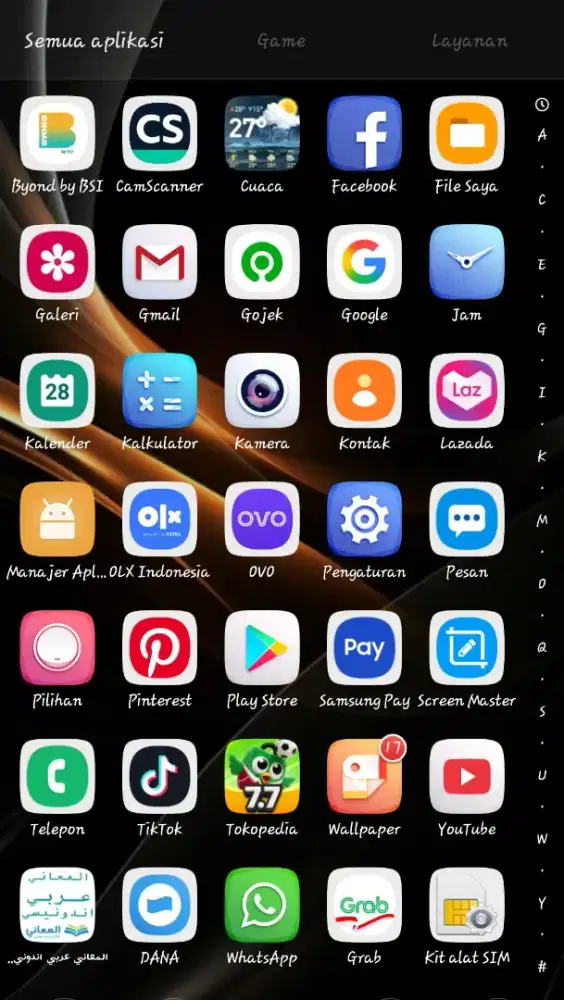 Samsung A8 star second