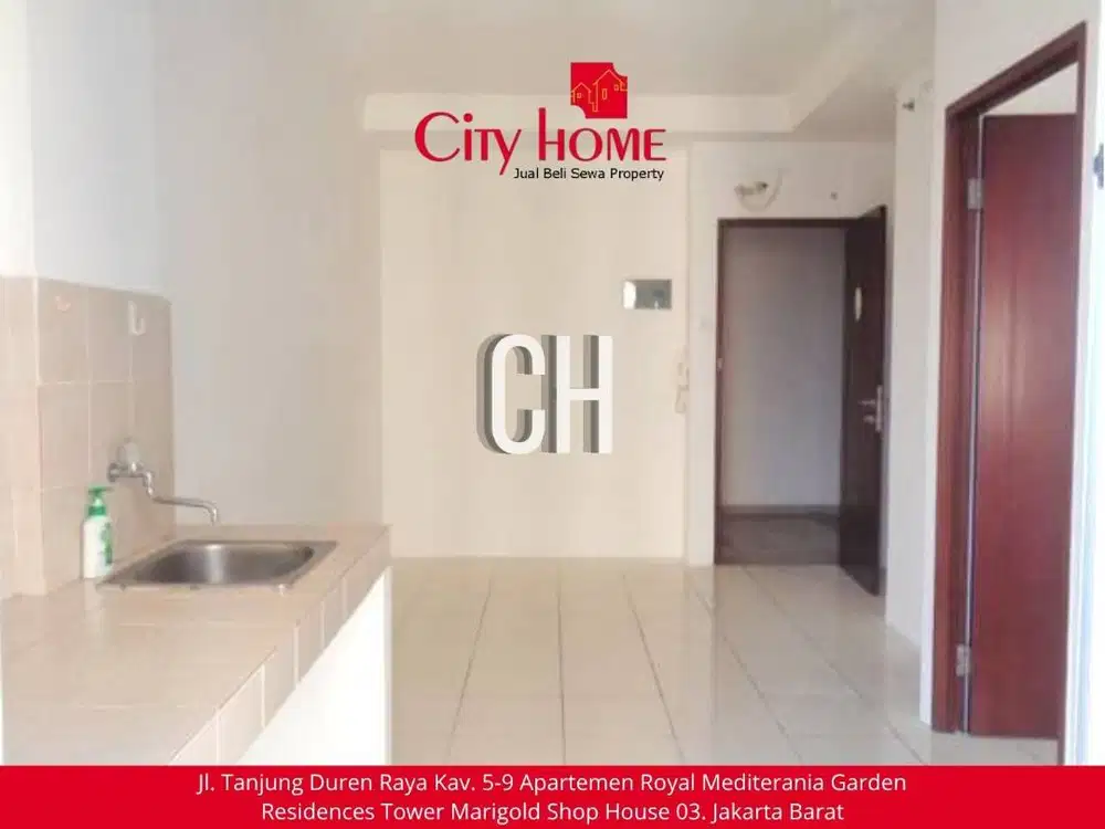 SEWA MURAH! Apartemen Mediterania Garden 2 Unfurnished 1 bedroom