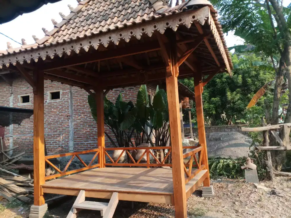 Gasebo kayu jati
