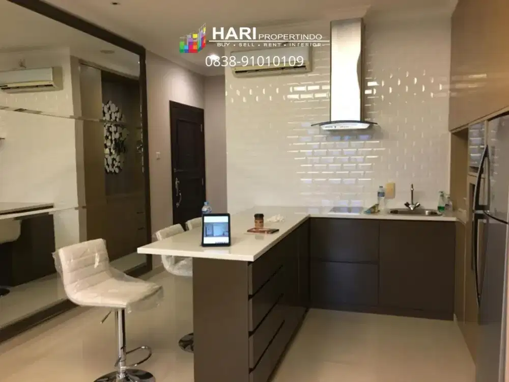 FOR RENT Apartment Bellezza Permata Hijau 1BR - Furnished, Close to Senayan City Binus Railway station Palmerah / Busway