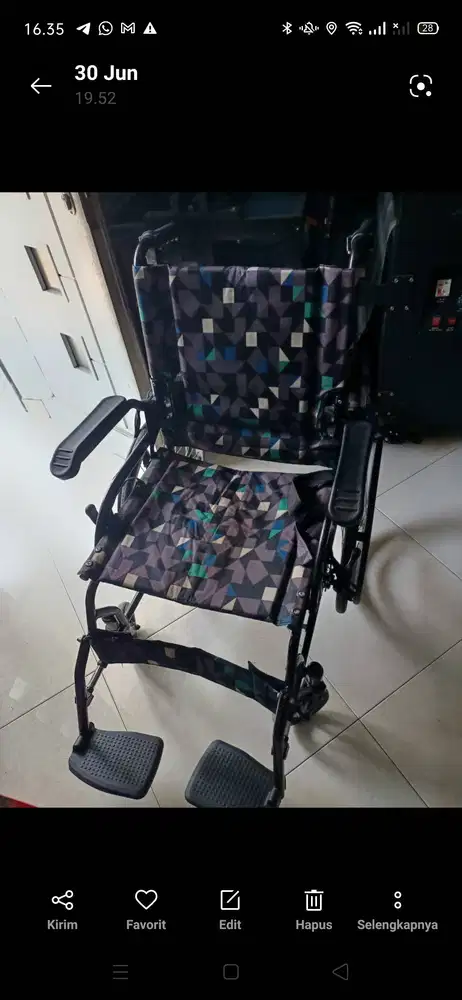 Kursi roda konpai