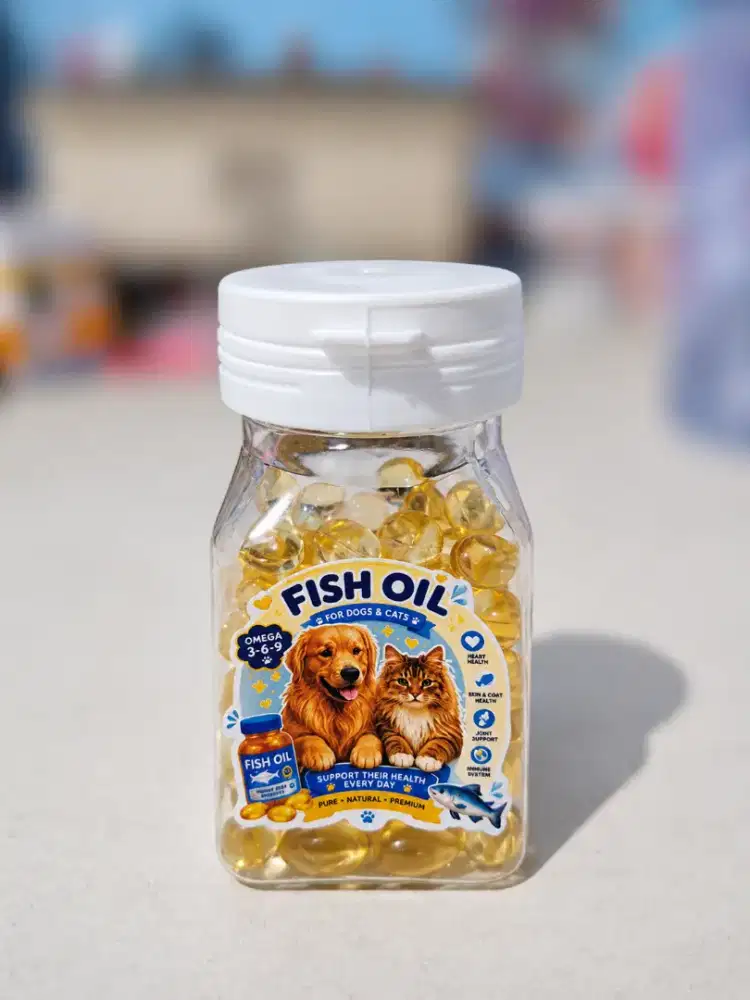 Jual Fish Oil (Minyak Ikan) Isi 100 Capsul