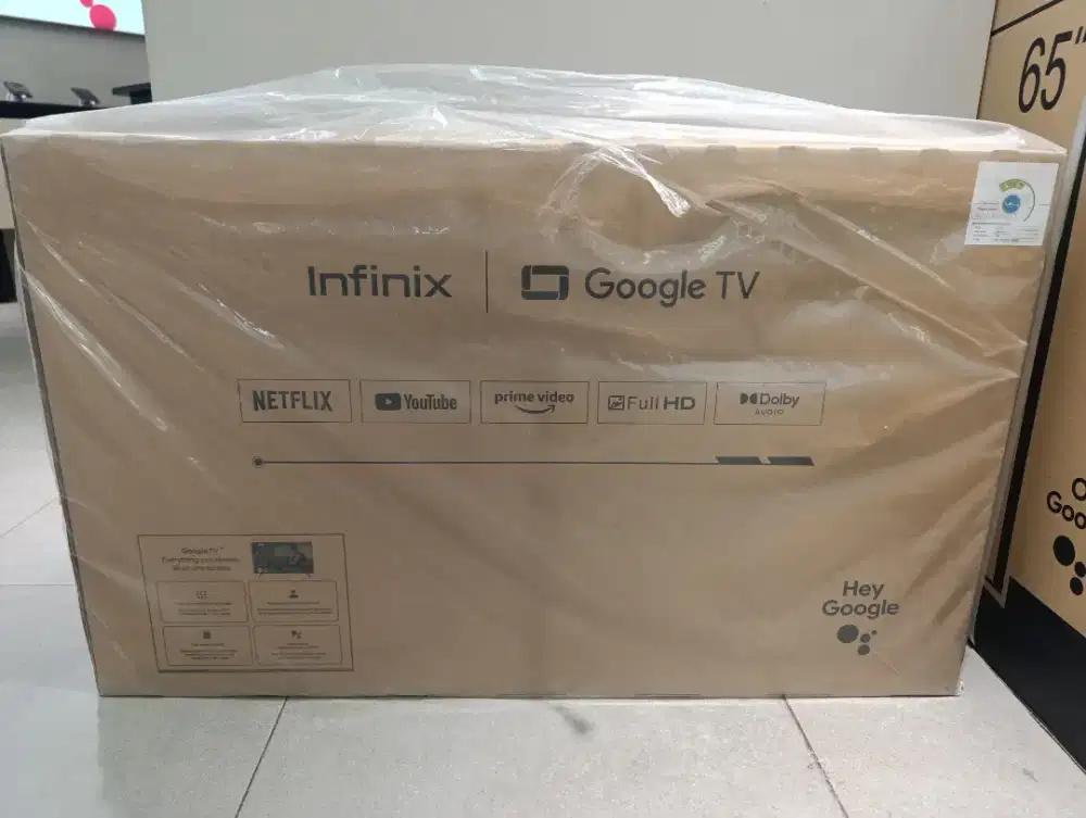 SMART TV 43” GOOGLE TV – FULL HD/QLED – GARANSI RESMI – HARGA PROMO