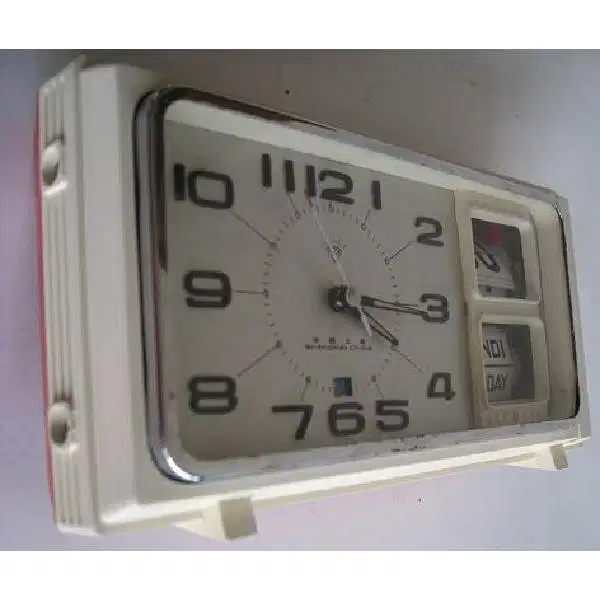 Retro jam meja / wekker antik timer alarm era 70's
