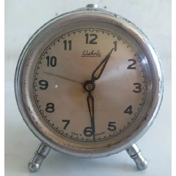 Antique Wehrle Alarm Clock di buat di germany era 1930