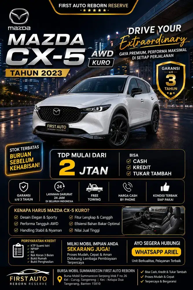 Mazda CX 5 AWD KURO 2023