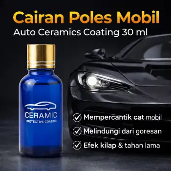 Poles Mobil Auto Ceramics Coating Liquid Anti Scratch 9H 30ml