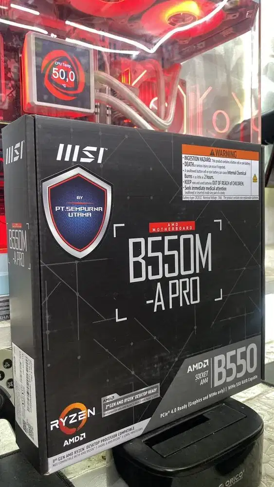 Motherboard MSI B550M A Pro Garansi 3 tahun AM4