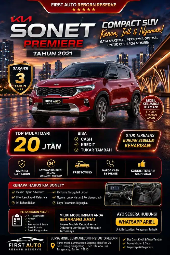 KIA sonet premiere tahun 2021