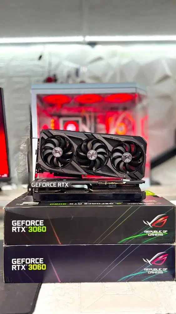 VGA ASUS ROG Strix RTX 3060 12GB Fullset