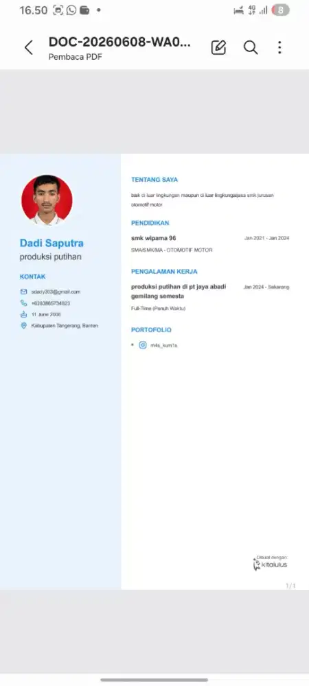 Info loker semuanya