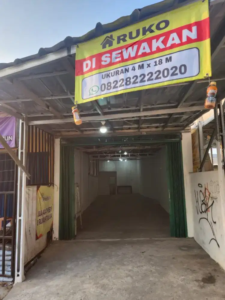 Di jual Ruko Pinggir jalan utama ciptomangunkusumo