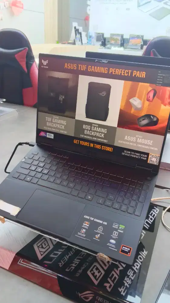 Cicilan laptop Asus tuf gaming a16 rtx 5060 cuma ktp gratis 2x cicilan