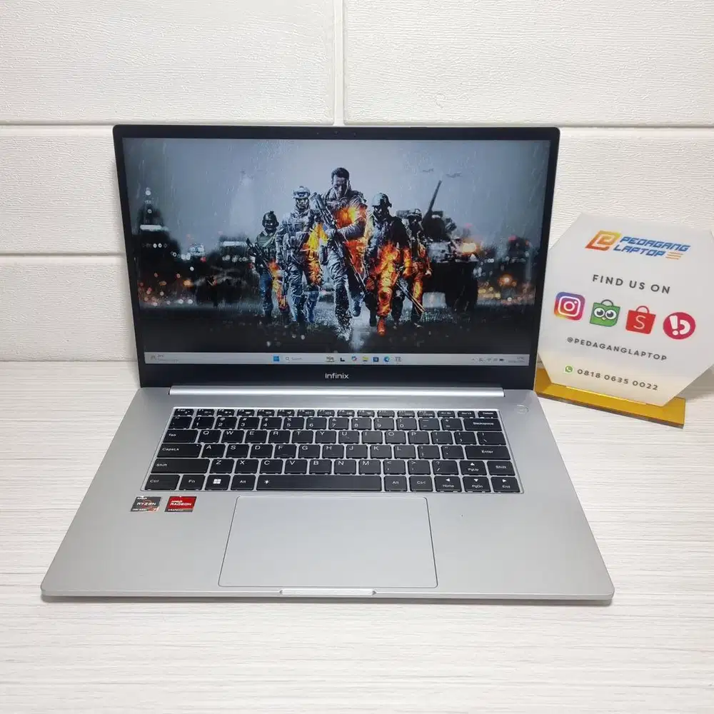 LAPTOP INFINIX XBOOK 15 RYZEN 7-5825U RAM 8GB SSD 512GB FHD IPS